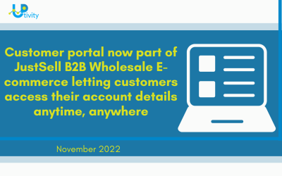 Customer portal is now part of JustSell B2B Wholesale Ecommerce letting customers access their account details anytime, anywhere 