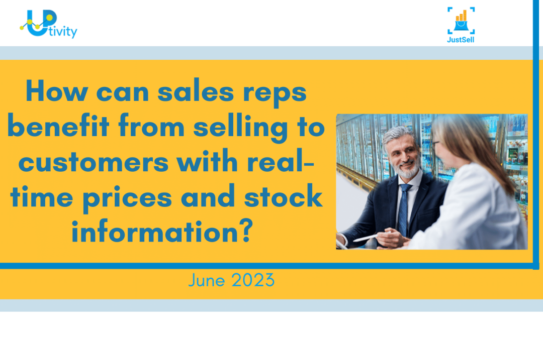 How can our Sales Rep app help sales?   By showing real-time prices and stock?