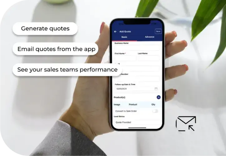 Easy Quotes and Sales with Sales Rep App