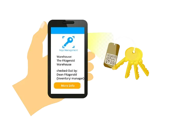 check-ins and outs using our key tracking system