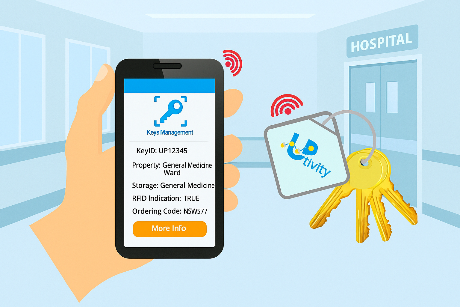 Track keys locations using key tagging system