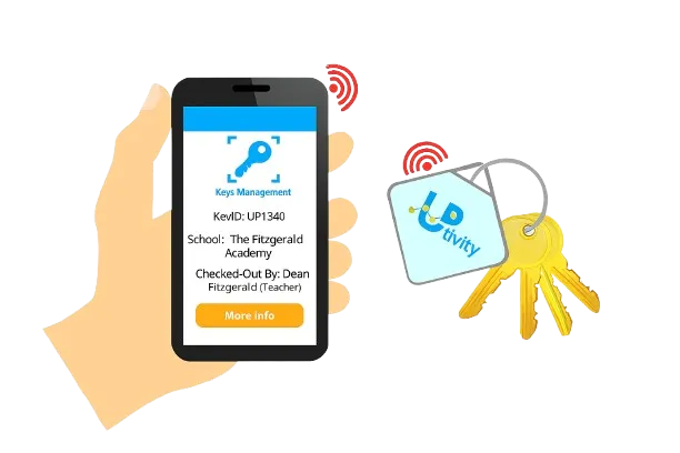 Track keys locations using key tagging system