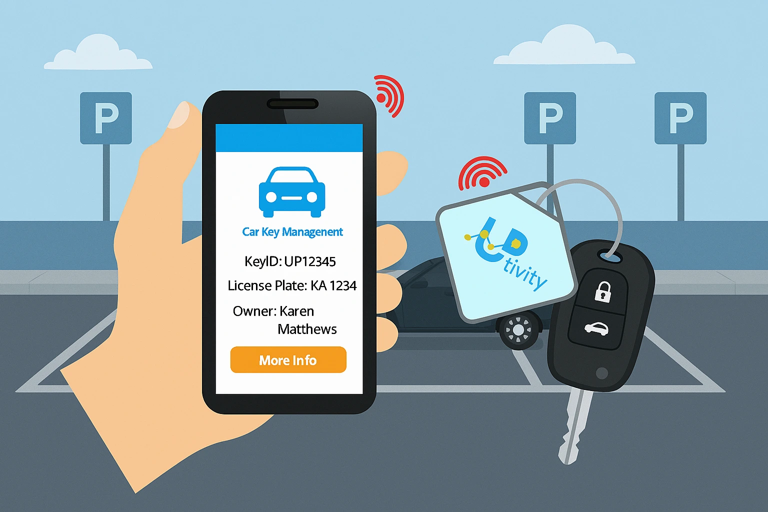 Track keys locations using key tagging system