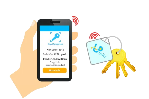 Track keys locations using key tagging system