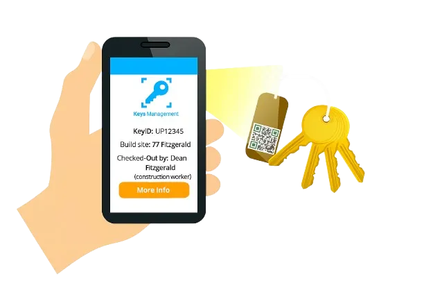check-ins and outs using our key tracking system